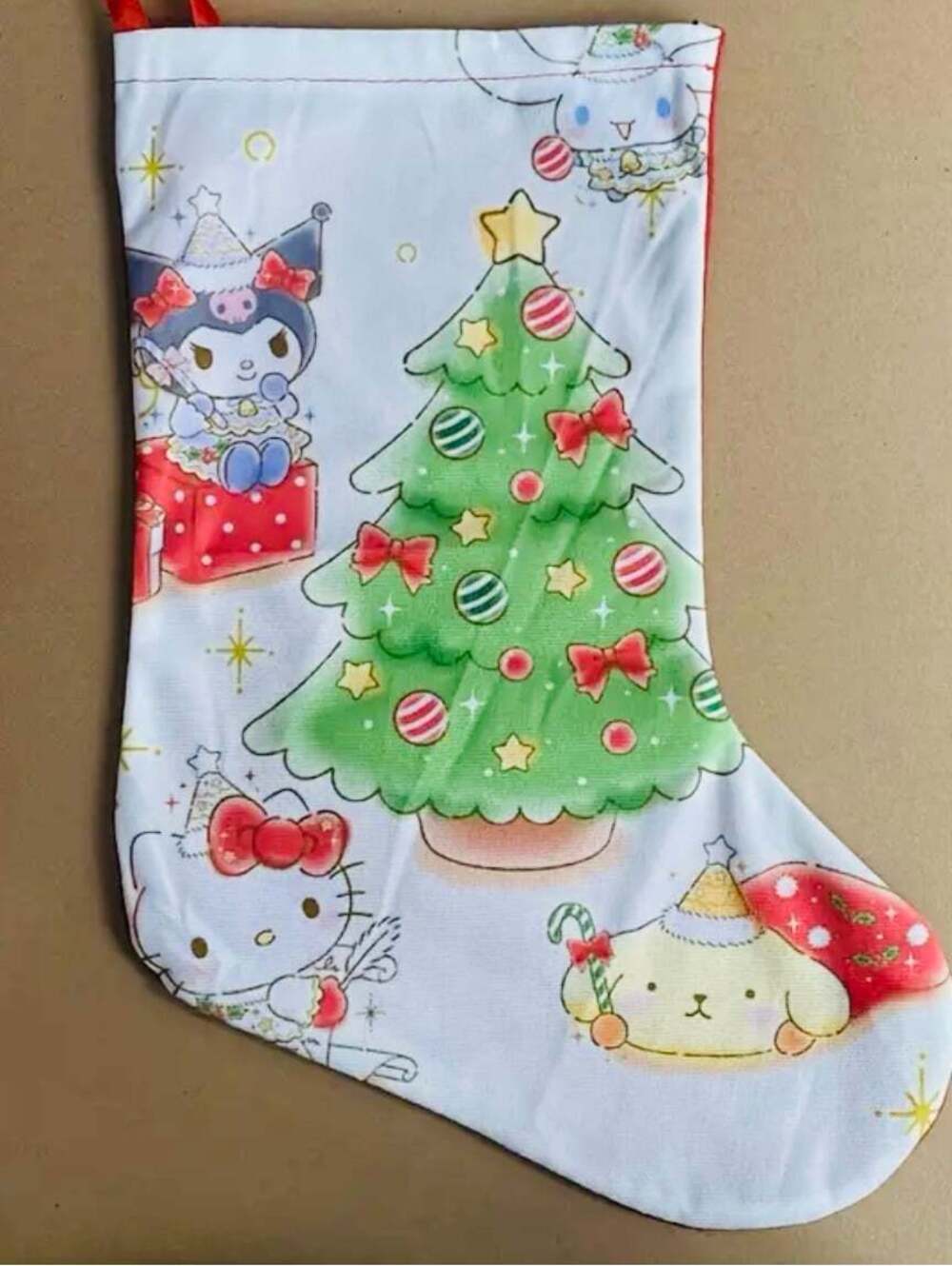New - Hello Kitty & Friends Christmas Stocking - White/Red